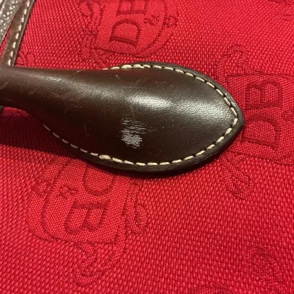 DOONEY & BOURKE Vintage Bundle Red Bags Double Pocket and Monogram 6 Pieces - Picture 5 of 15